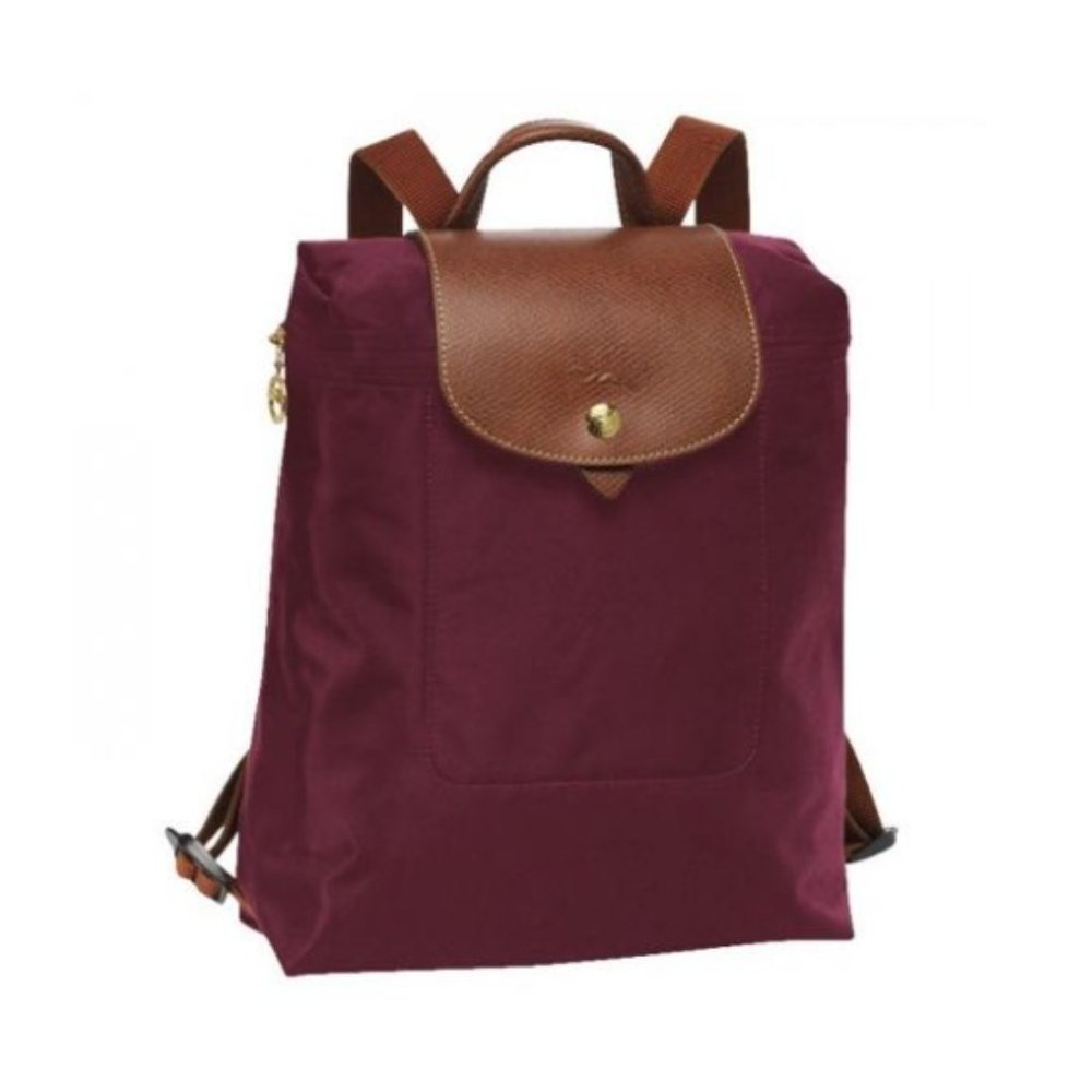 Longchamp backpack (Burgundy/Plum)